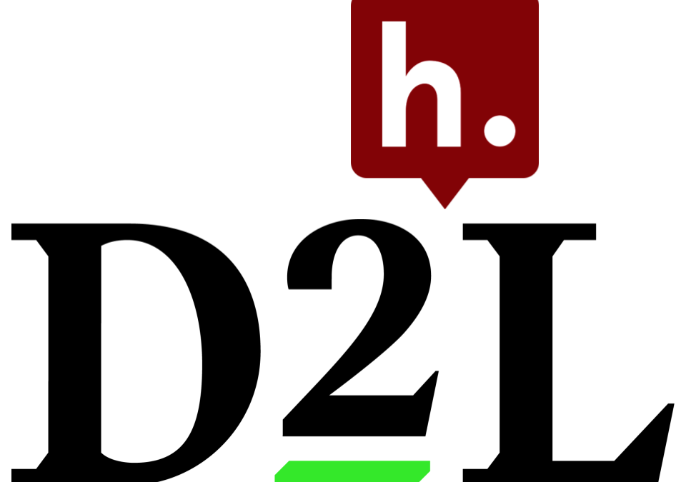 Hypothes.is and D2L Logo