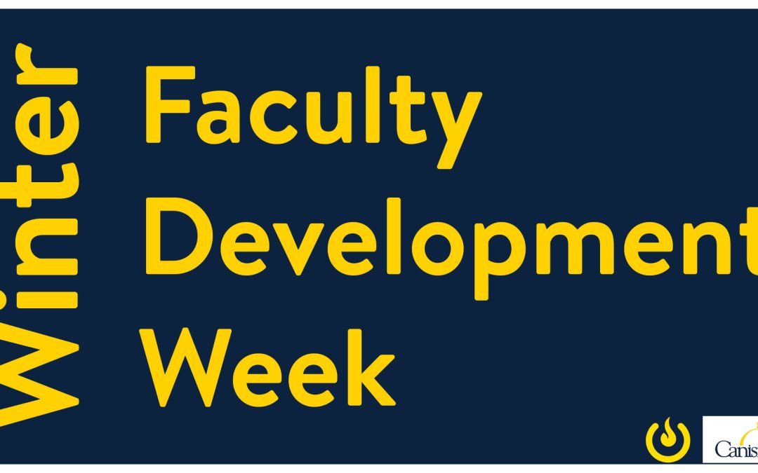 Upcoming Winter Faculty Development Week