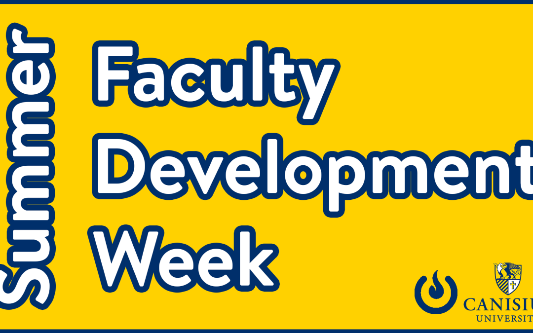 Summer Faculty Development Week 2023 RSVP is Live!